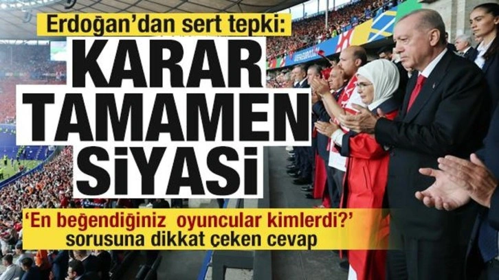 Cumhurbaşkanı Erdoğan'dan Türkiye-Hollanda Maçı Değerlendirmesi