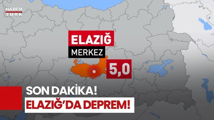 Elazığ'da deprem