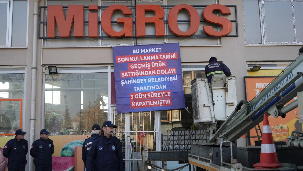 Migros market 3 gün kapatıldı