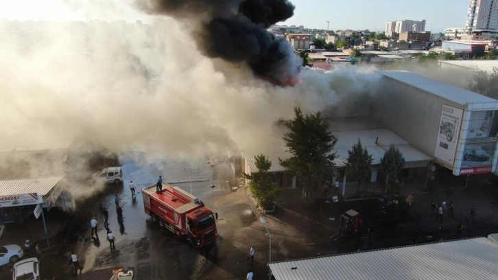 Seyrantepe Sanayi Mahallesinde Yangın Çıktı!