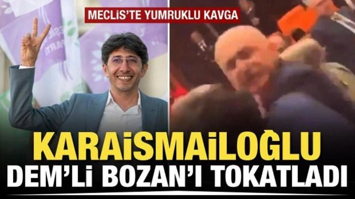 TBMM’de Çıkan Kavga Yumrukların Havada Uçuştu