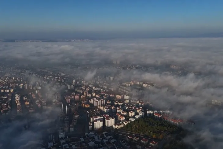 Bursa'da yoğun sis