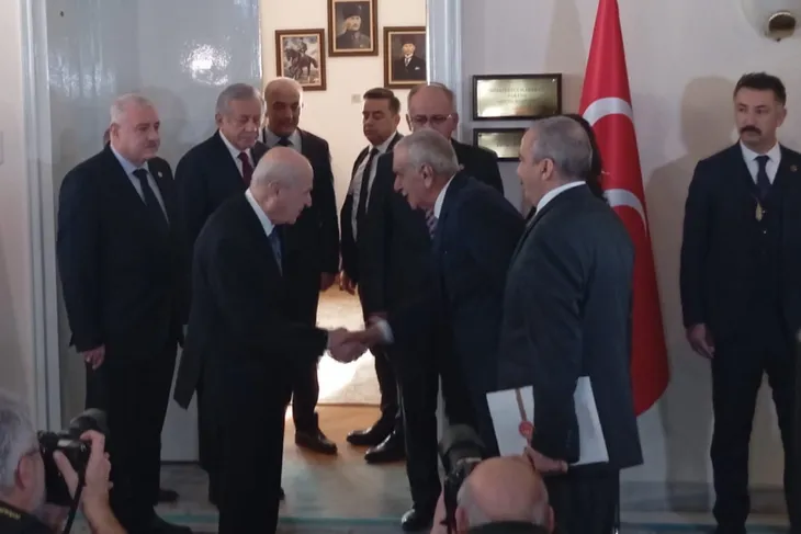 DEM Parti MHP lideri Bahçeli ile görüştü