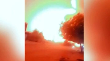 Encemine'de Askeri Mühimmat Deposunda Yangın Çıktı
