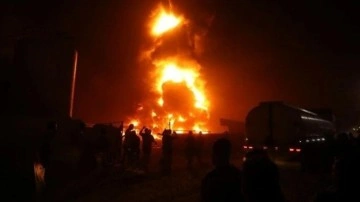 Erbil'de Rafineride Dev Yangın Çıktı