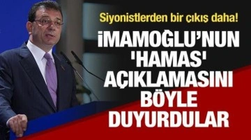 İstanbul Belediye Başkanı Ekrem İmamoğlu Siyonistlerin Hedefinde