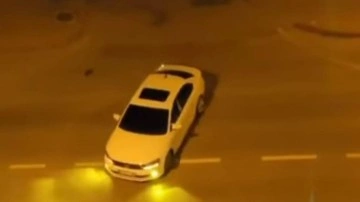 Meydan Selçuklu Caddesi'nde Drift Yapan Sürücüyü Ceza Yağdı