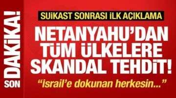 Netanyahu'dan İran ve Hamas'a Sert Mesaj: "İsrail'e Dokunan Herkesin Kanı Dökülür"