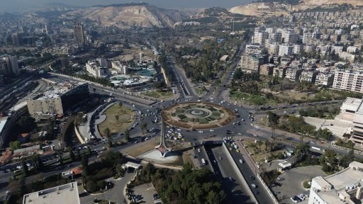 Şam'ın kalbinde peyzaj çalışmaları başladı