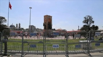 Taksim Meydanı Güvenlik Önlemleriyle Kapatıldı