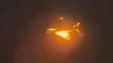 Yangın Çıkan Uçak Güvenli Bir Şekilde İniş Yaptı